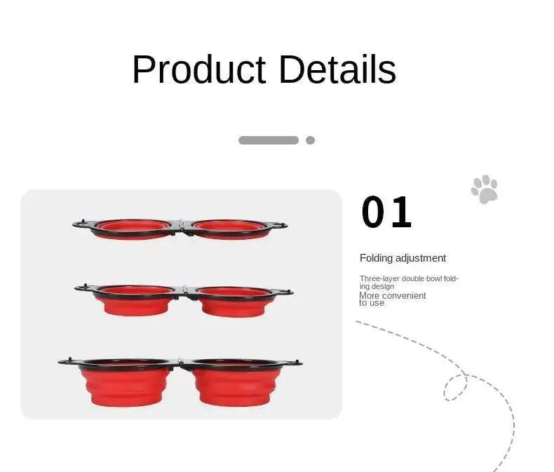 Adventure Pup™ Travel Feeding Bowl Set