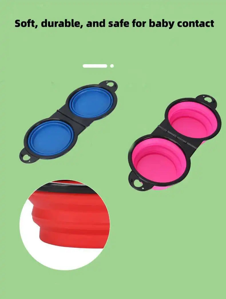 Adventure Pup™ Travel Feeding Bowl Set