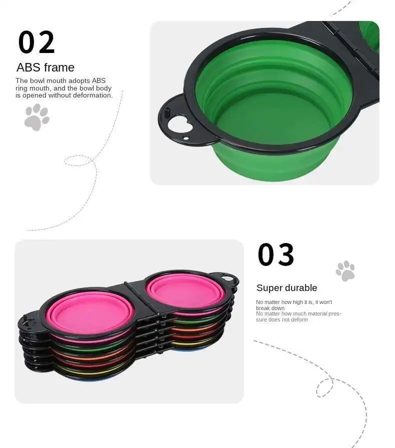 Adventure Pup™ Travel Feeding Bowl Set