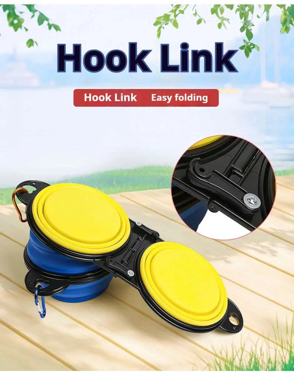 Adventure Pup™ Travel Feeding Bowl Set
